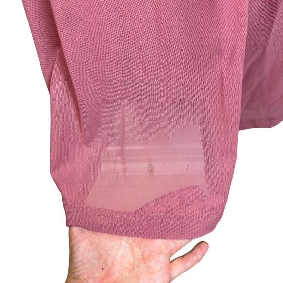 Lulus Revel in the Romance Dusty Rose Pink Mesh Off The Shoulder Maxi Dress - Picture 14 of 16